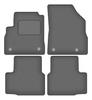 Velour Graphite Car Mats For: Opel Astra K Sedan, Hatchback, Station Wagon (2015-)