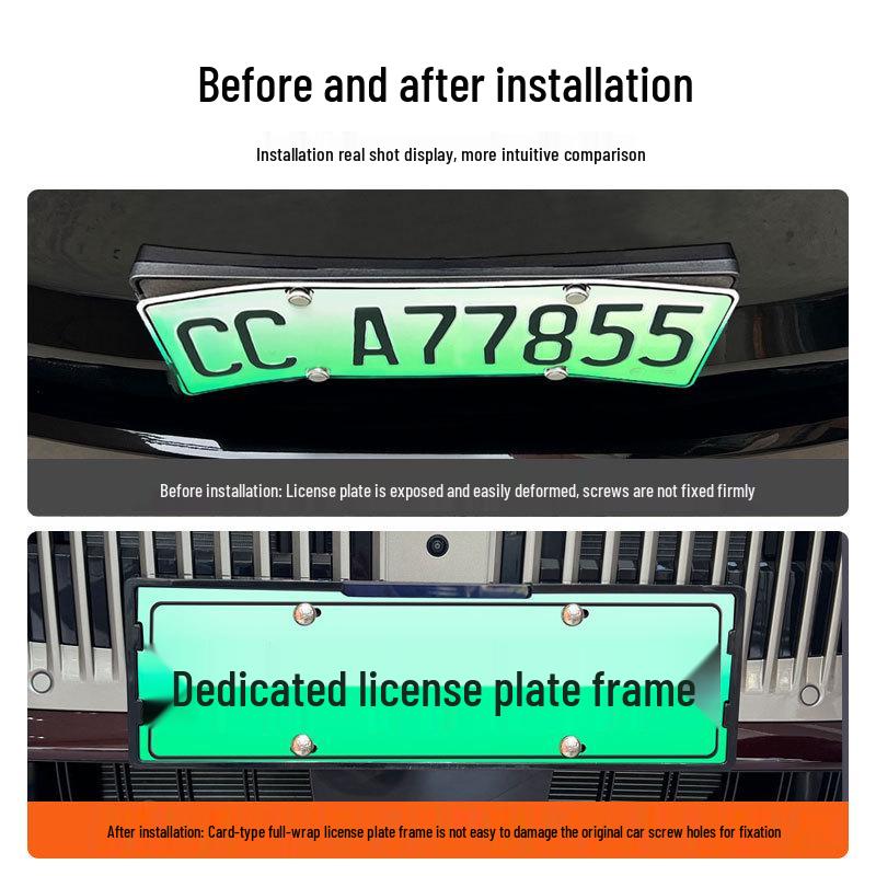 2026 Voyah Zhuiguang L Green New Energy License Plate Frame