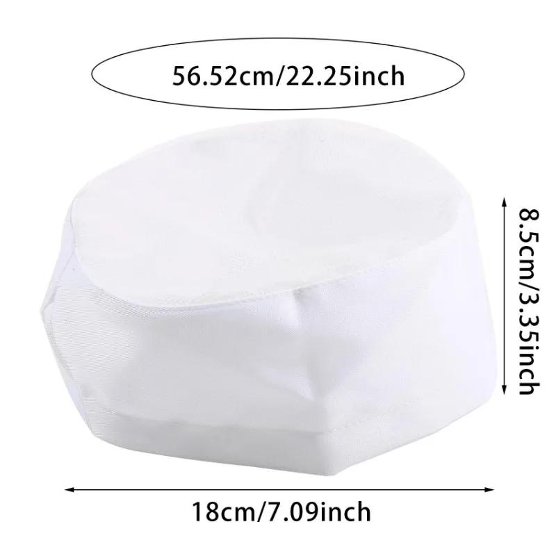 Chef Cap Cuisine Hats Catering Kitchen Cook Hat Bakery Cafe Waiter Work Caps