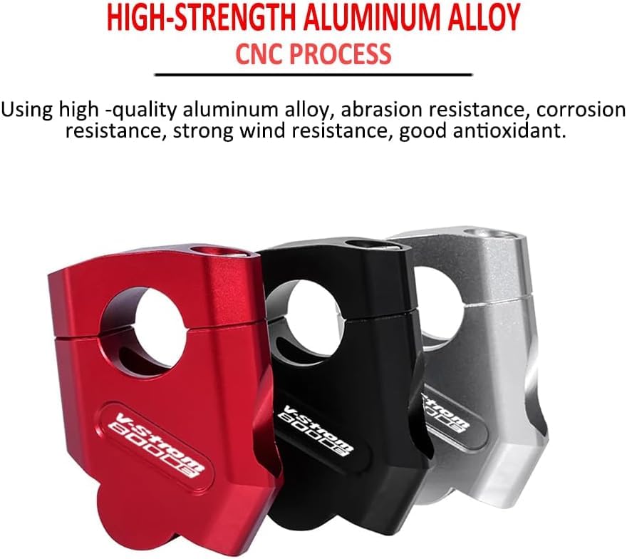 FOR 800 DE 800DE VSTROM 800DE 2023 Motorcycle Handlebar Risers Motocross Height Clamp Mount Pit Bike Bike Eliminator V-STROM V-Strom