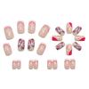 Fashionable Sweet Cool Girl French Aesthetic Butterfly Daisy Fake Nails Temperament Hot Girl Wearing Nails