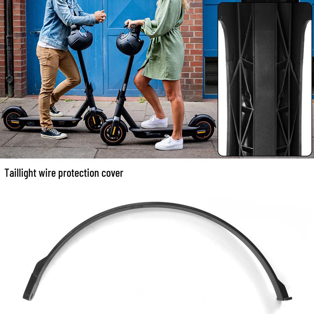 Zwart & Wit Achterspatbord Set met Achterlichthouder voor Ninebot Max G30/G30LP Elektrische Scooter