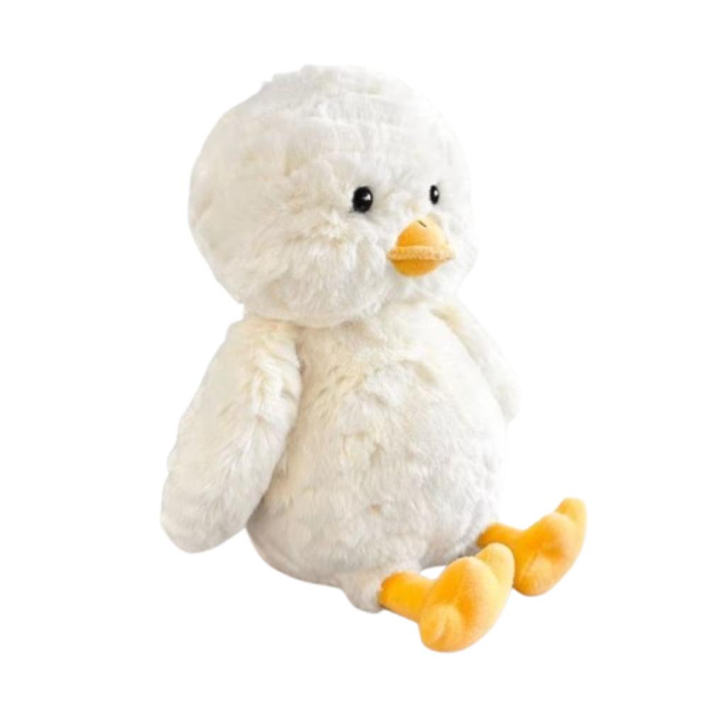 Soft Pillow Little Duck Plush Doll Yellow Duck Sitting Animals Plush  Kids Toy белый