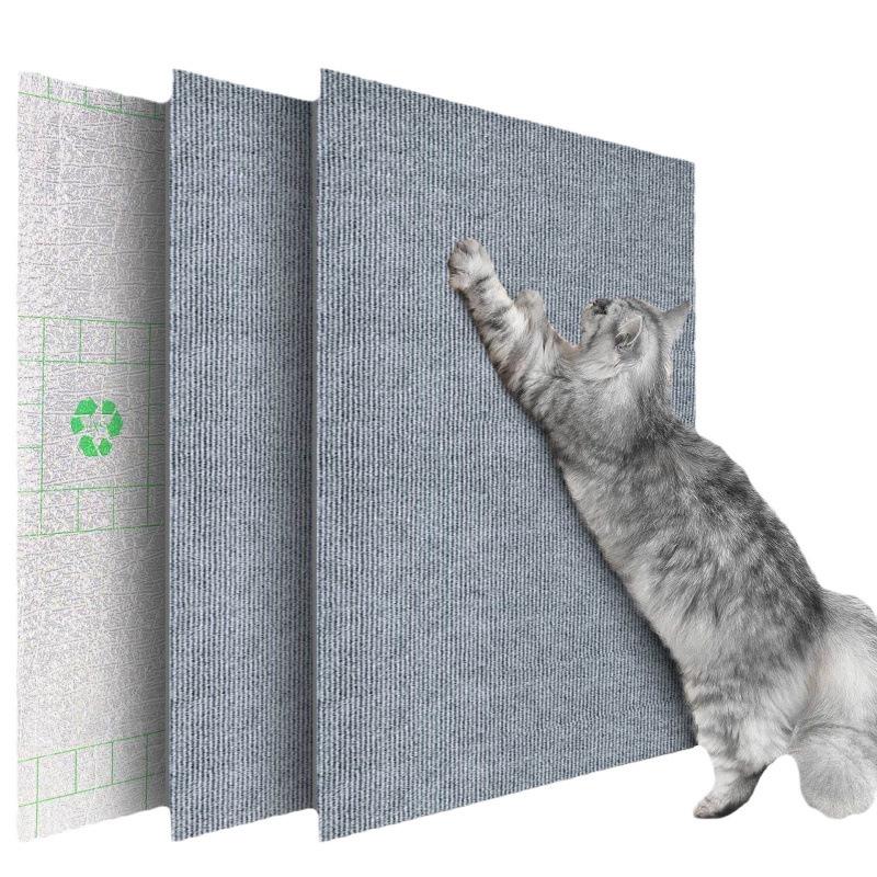 Hot-selling Cat Scratching Pad Teasing Cat Nest Sticker Can Be Cut, Self-adhesive Wear-resistant Furniture, Sofa Wall-attached Cat Scratching Board