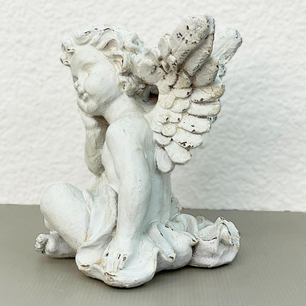 Vivienne Angel Ornament x 17 x 20cm Interior Beauty Nail Salon 54610AL (Vivienne Westwood) [Antique-style 20.5 (Height) White] Figurine, Angel, Decor,
