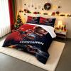 Max Verstappen Number 33 Red Bull Racing Bedding set (1 duvet cover, 2 pillowcases, duvet not included), Champion Poster Art Print