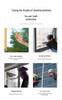 Fully Automatic Smart Window Cleaning Robot with Water Spray for High-Rise Glass.