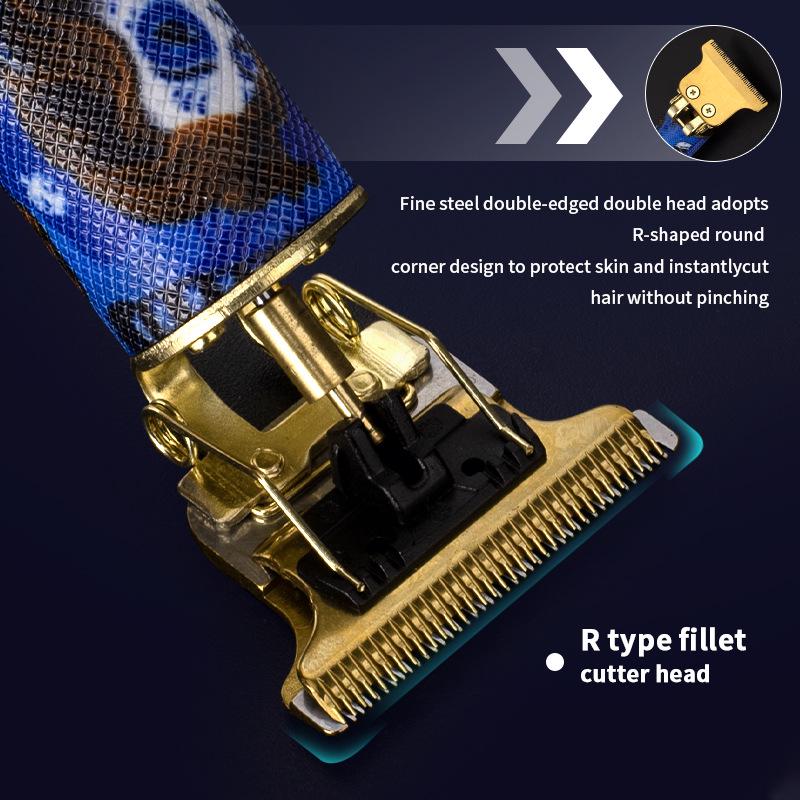 Universal T9 Electric Retro Hair Clipper for Precision Designs