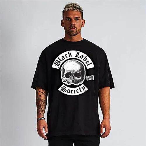 Unisex Short Sleeve Crew Neck Cotton T Shirt Black Label Society Heavy Metal XXXXL