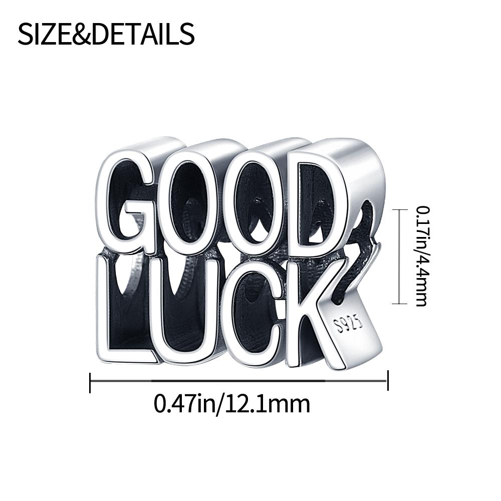 Charms Original Copper Simple Luck Beads Fit Bracelet Diy Fine Gift Women Delicate Jewelry Accessory