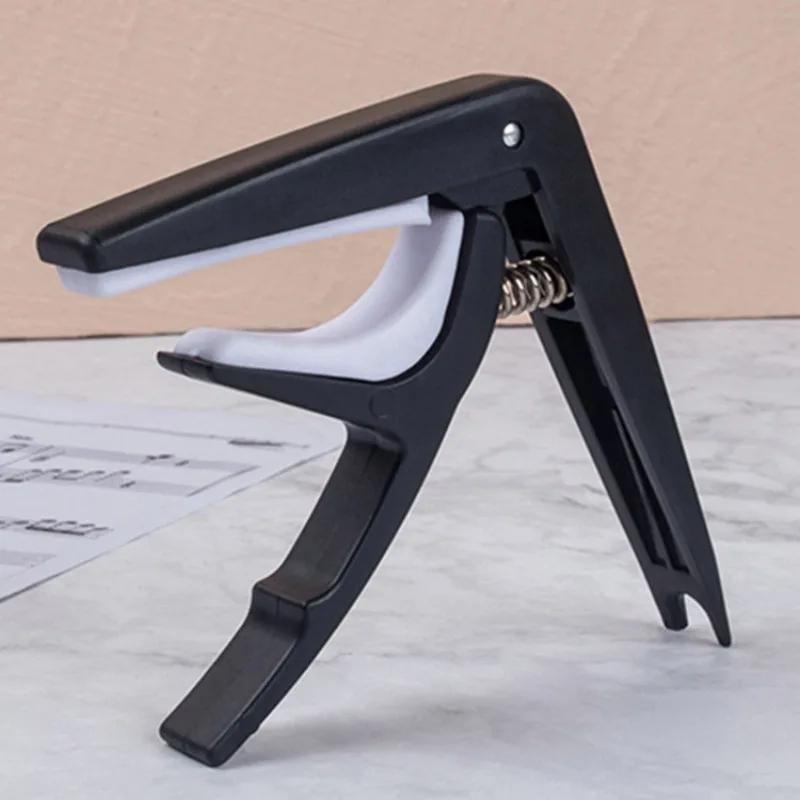 

Universal Guitar Capo Guitarra Tuning Clamp Key Zinc oy Metal Capo For Acoustic Classic Electric Guitar Parts & Accessories чёрный