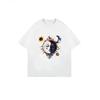 Oversized T Shirt Dress Black Sun And Moon Face Print For Casual Wear