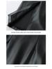 2026 Autumn/Winter Women's High Waist Genuine Lambskin Leather Skirt - Slimming, Hip-Hugging, and Sexy.
