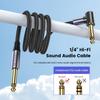 MOSWAG 6,35 mm Gitar Skjermet Kabel, 3 Meter (5m), 6,35 mm lydinstrumentkabel for mikrofoner, forsterkere, lyd, gitarer og 6,35 mm TS elektrisk