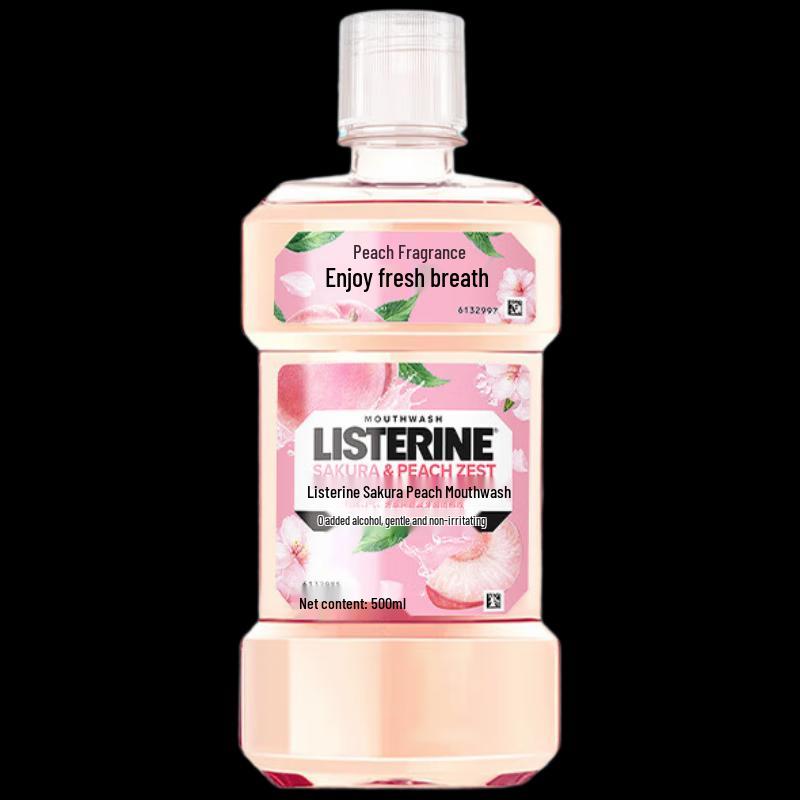Listerine Cherry Blossom Peach Mouthwash