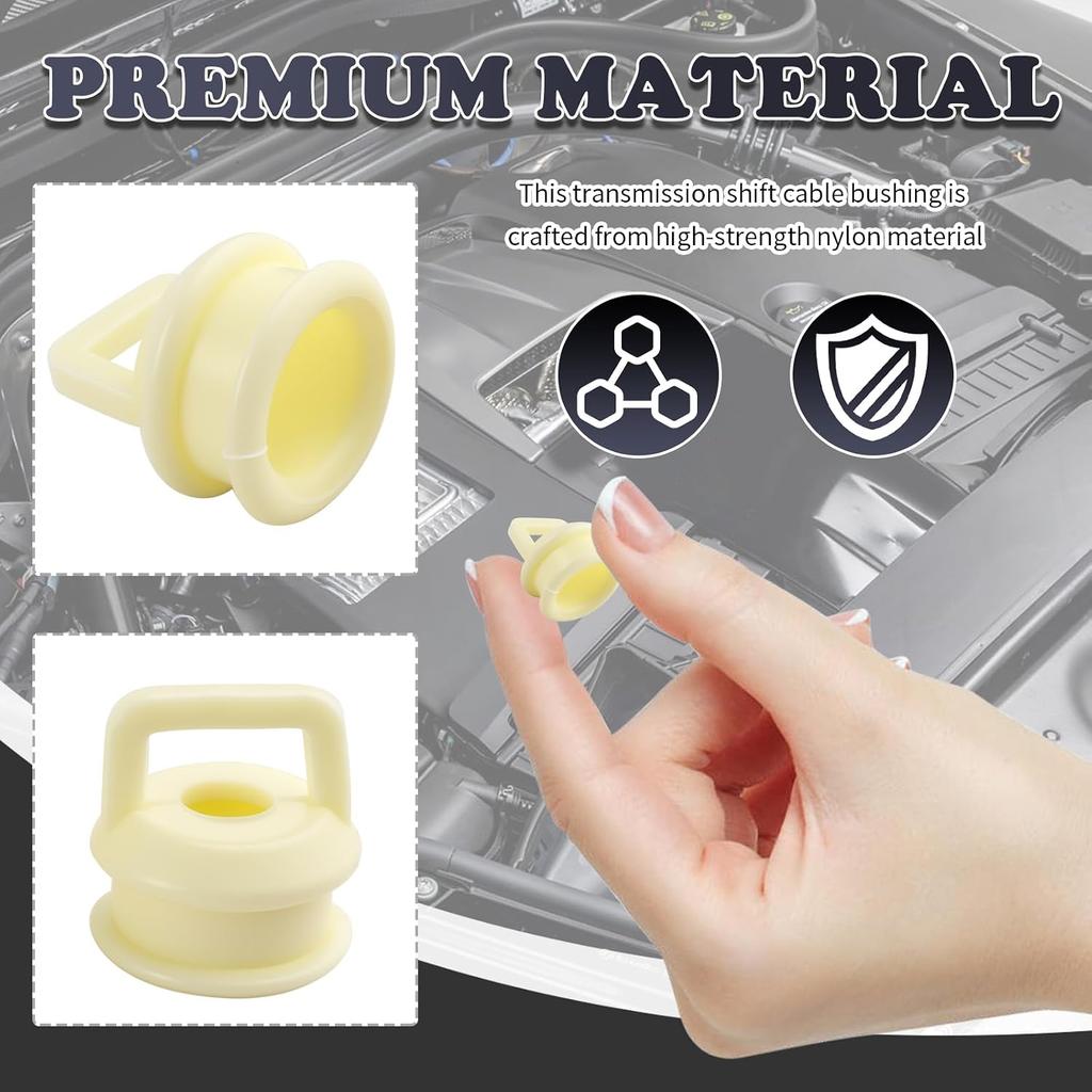 2PCS Shifter Bushing OEM#14092,Transmission Shift Cable Bushing Kit Compatible with Chevrolet Cadillac GMC Yukon,Shift Linkage Bushings Replacement