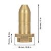 2 Pcs 1 Set Pressure Nozzle for KARCHER 5/6/7 Anti-corrosion Brass Adapter Nozzles Spray Nozzle Replacement Accessories