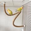 Pet Bird Perch Swing Rod Teeth Grinding Chew Toy for Teeth Grinding Fun Play for Budgies Parrot Accessories high quality