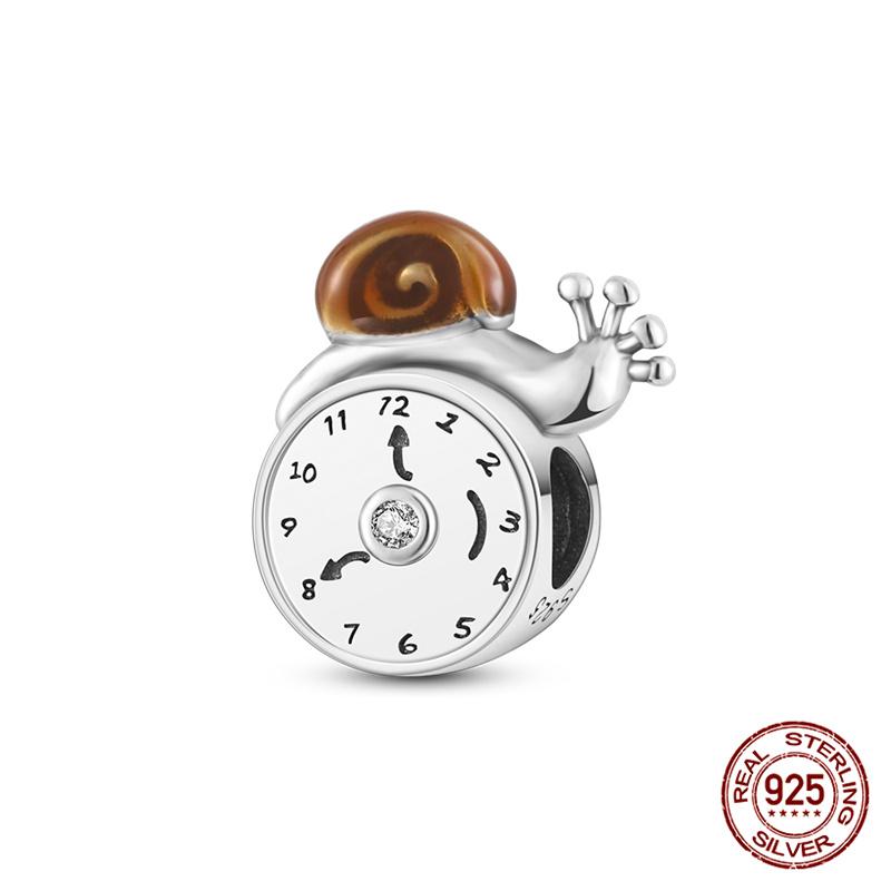 Original 100% Copper Pocket Watch Beads Camera Adventure Backpack Charms Fit Bracelet Diy Jewelry Making Women Gift