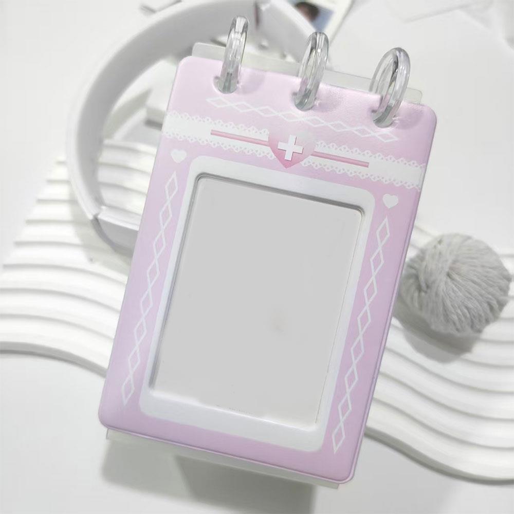 3-inch Small Card Photo Holder Desktop Desk Calendar Photo Album Decoration Loose-leaf Idol Photo Storage Album Postcard Collect