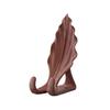 Leaf Shape Desk Ornament Shaped Phone Stand, 3D Printed Mobile Holder with Double Small Stand for Home Hook Support, Creative Hands Free Video Cradle,
