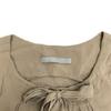 Theory Top de luxo sem mangas 100% seda feminino M bege(USADO)