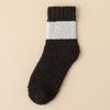 Socks Men'S Medium Tube Socks Season Fleece Thickened Warm Coral Fleece Socks Men'S Home Sleeping Floor Socks