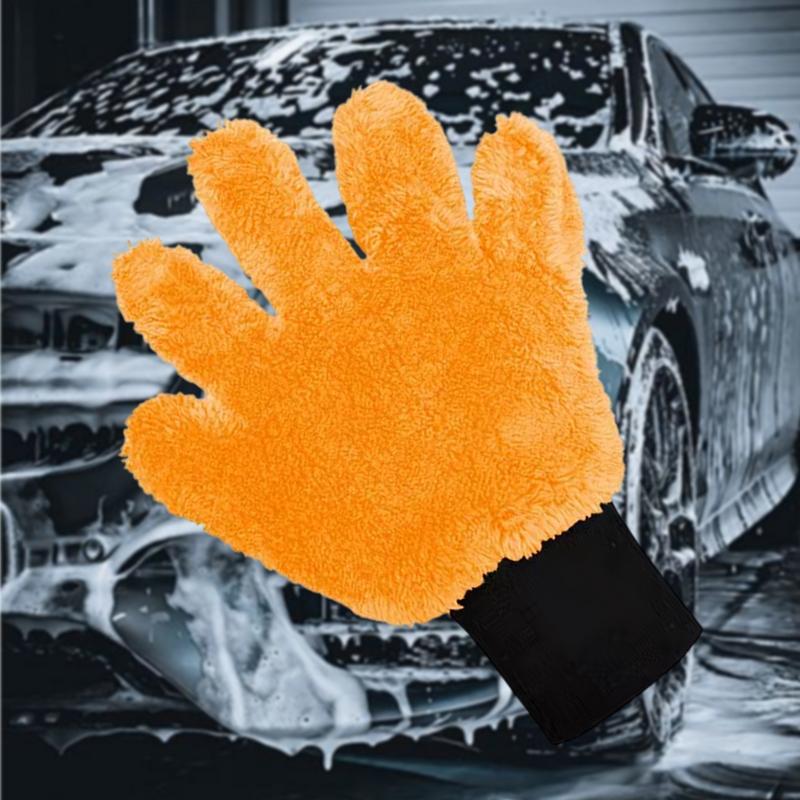 Car Washing Mitts Highly Absorbent No Scratch Wash Mitts For Detailing Ergonomic Soft Automotive Polish Accessories Washing