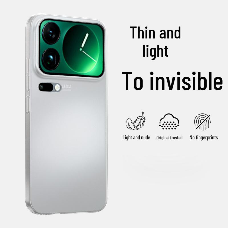 Xiaomi 17 Pro Max Ultracienkie Półprzezroczyste Etui Antywstrząsowe