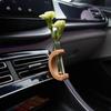 Car Vase Vent Clip, Car Vent Propagation, Mini Car Flower Vase Vent Clip, For Air Vent Charm Auto Interior Wooden Ornament