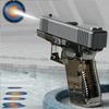 Hot Mini Desert Eagle Mechanical Continuous Firing Water Gun Small Pistol Summer Outdoor Beach Poor Toy Shoot Water Gun For Kids
