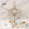 Mother Daughter Craft Projects 12 Zodiac Blessing Beaded Ornament DIY Kit, Beginner Friendly Sign Custom Symbol Keepsakes Beading Set, Hanging