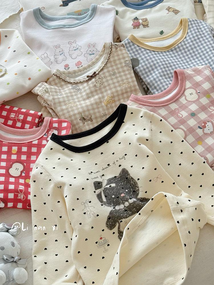 88273 Kids' Wool Lycra Autumn/Winter Pajama Set 2025 - Boys' Long Sleeve Homewear