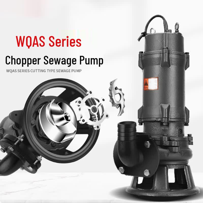 Runqinghe 11kW 4-inch Cutting Sewage Pump