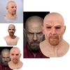 Breaking Bad Weiße Maske Latex Glatze Alter Mann Halloween Cosplay Requisite