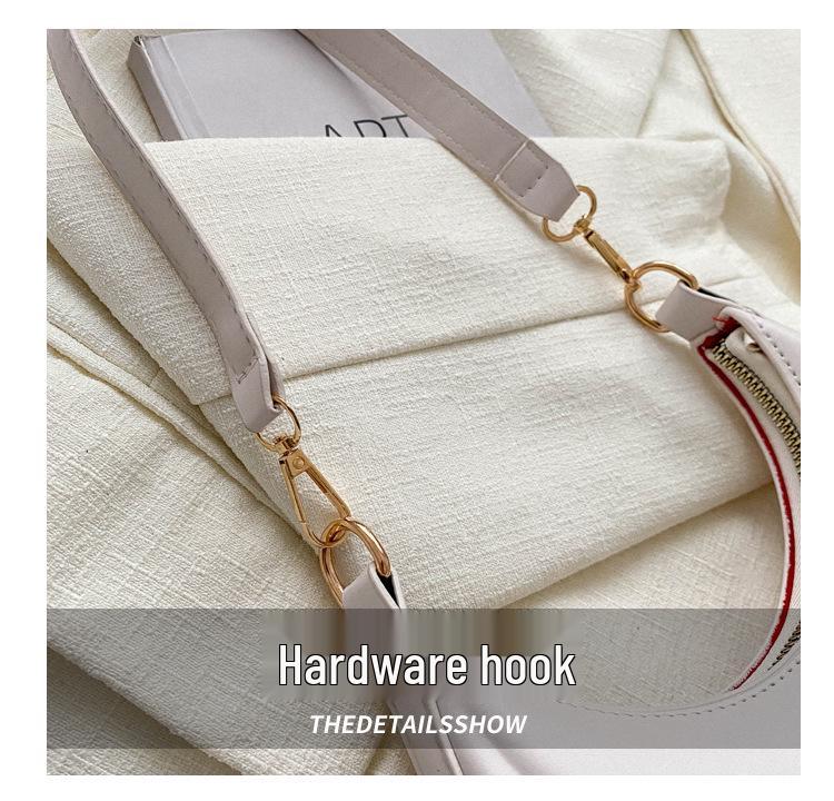 Autumn 2025 Women's Soft Leather Shoulder Bag - Trendy Niche Design, Versatile Underarm Bag for Commuting