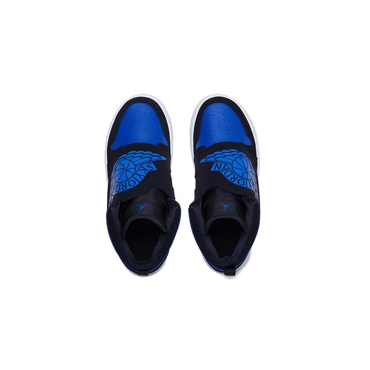 Air Jordan Sky Jordan 1 dla przedszkolaków 'Royal' (Dla obu płci) Czarne / Białe-Królewskie Dziecięce Buty do Koszykówki BQ7197 004
