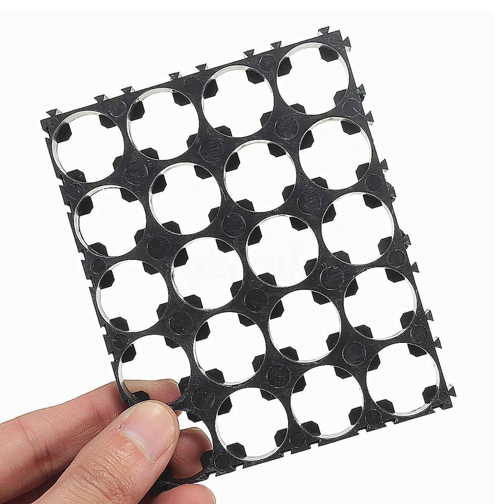 10/20/30/40/50 Pcs 18650 Lithium Battery Bracket Electric Vehicle Fixed Combination Spliceable Battery Cell Connection Bracket