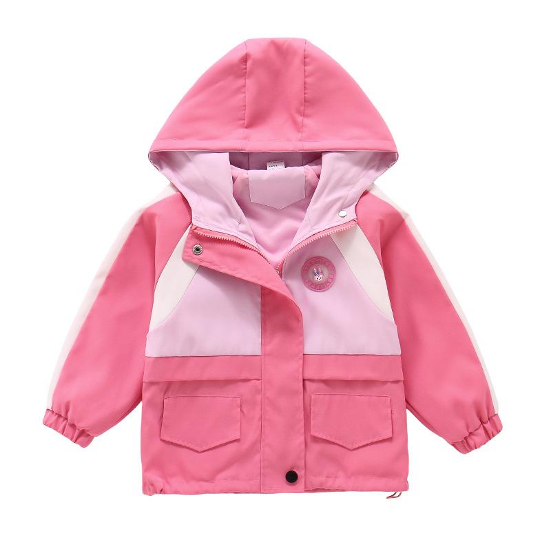 Girls Casual Hardshell Jacket Spring and Autumn Children Handsome Fashion Jacket