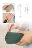 LASIEM Genuine Leather Key Case for Women, Smart Key Compatible, with Exterior Pocket, and Men's Smart Key Case (Moss Green X Mint Green)