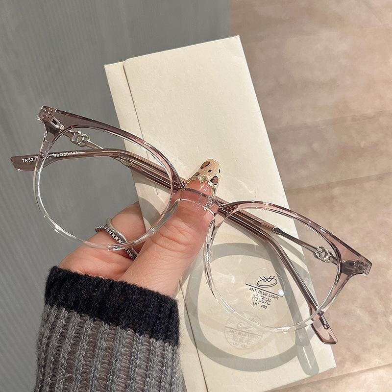 Material Glasses Frame Men Korean Style Blue Light Blocking Computer Glasses Women High Quality Women'S Glass Frame