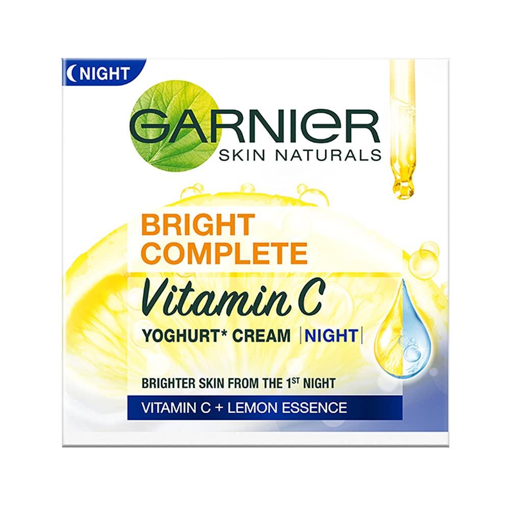Garnier Bright Complete ВИТАМИН С ЙОГУРТ Ночной крем, 40г