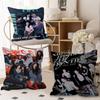 Music Group N-NMIXX Pillow Gifts Home Office Furnishings Bedroom Sofa Car Cushion Cover Case 45x45cm