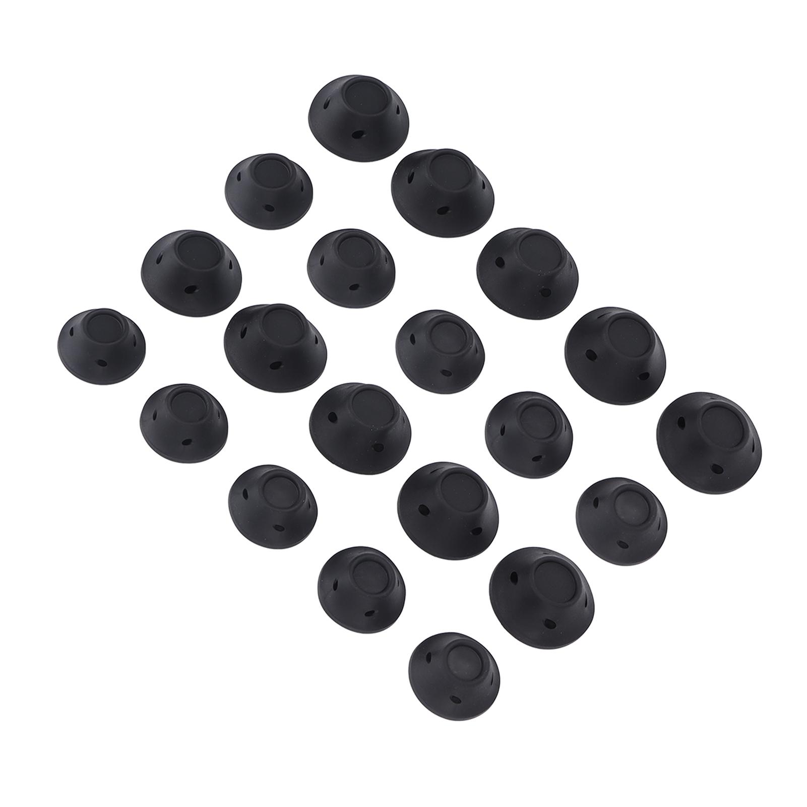 

20 шт. Грибовидные бигуди для волос бытовые силиконовые женские бигуди для волос для девочек инструмент для укладки черный