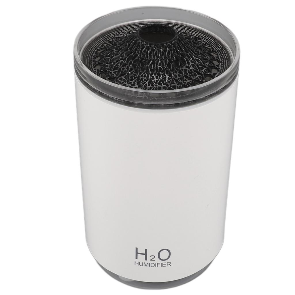 Scent Diffuser White Gradient Light Simulated Flame USB Charging 250ml Aroma Humidifier for Home Traveling Office