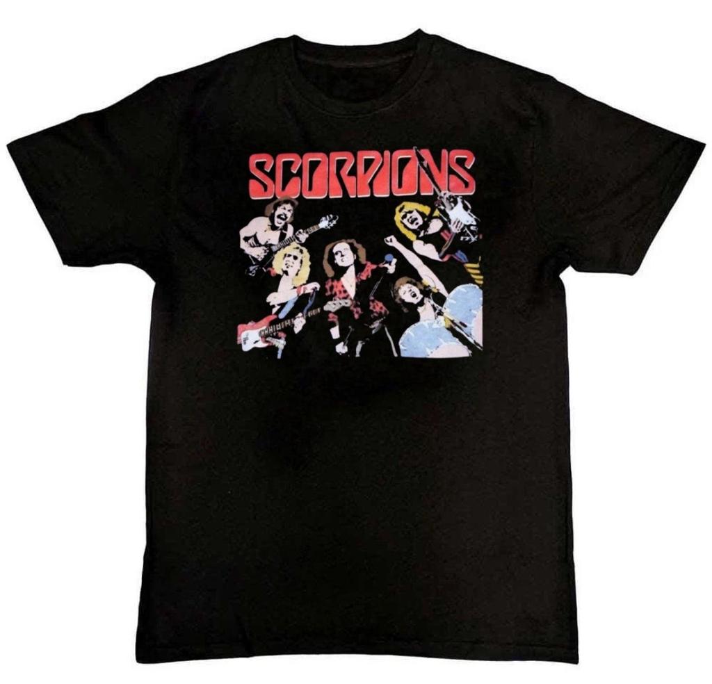 Vintage Scorpions Band Graphic Print Mens T-Shirt S-4XL