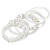 Faceted Layered Bracelet Elastic Stretch Multi-Strand Bracelet Stackable Bracelet  Daily Wear