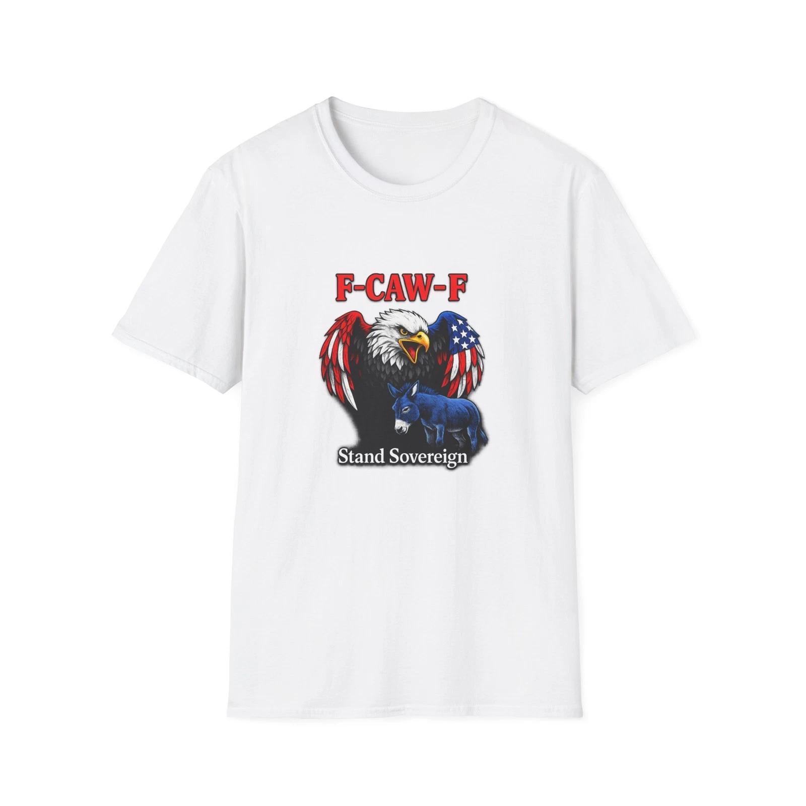 Patriotic Eagle Tshirt, Stand Sovereign Freedom Tee, USA Pride Unisex TTshirt 4XL