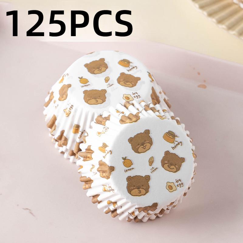 

Бумажный лоток для торта Белый шифон Маффинные формочки Бумажные стаканчики Масло для выпечки Бумажное дно Высокотемпературные одноразовые Для домашнего использования