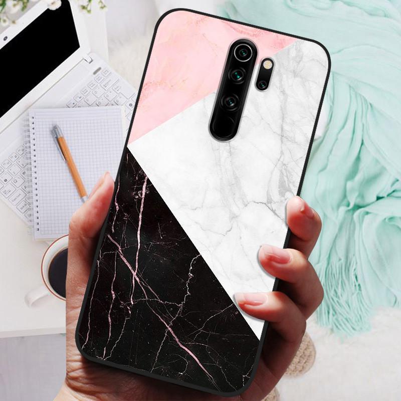 Phone Cover For Xiaomi Redmi Note 8 Pro Case Silicone Lovely Black Bumper Soft TPU Coque for Redmi Note8 Pro 8Pro Shells Fundas